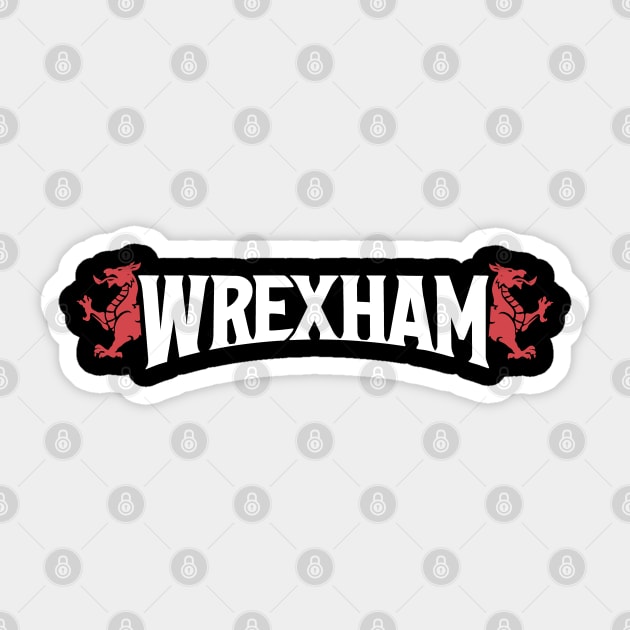 wrexham Sticker by Brunocoffee.id